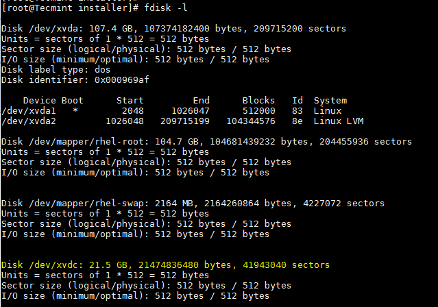 Find-Linux-Partition-Details