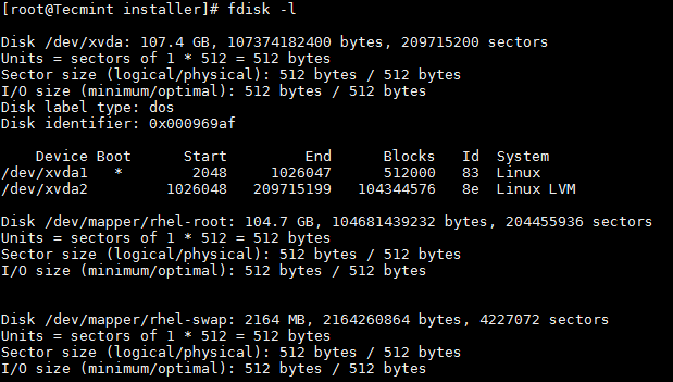 Find-Linux-Partition-Details